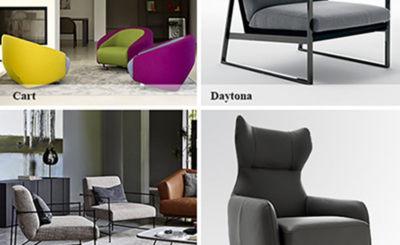 Ditre Italia launches a preview of The New Catalogue 2016 armchairs